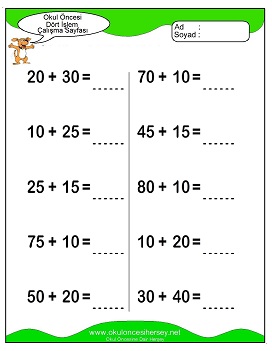 İşlemler yaprak test